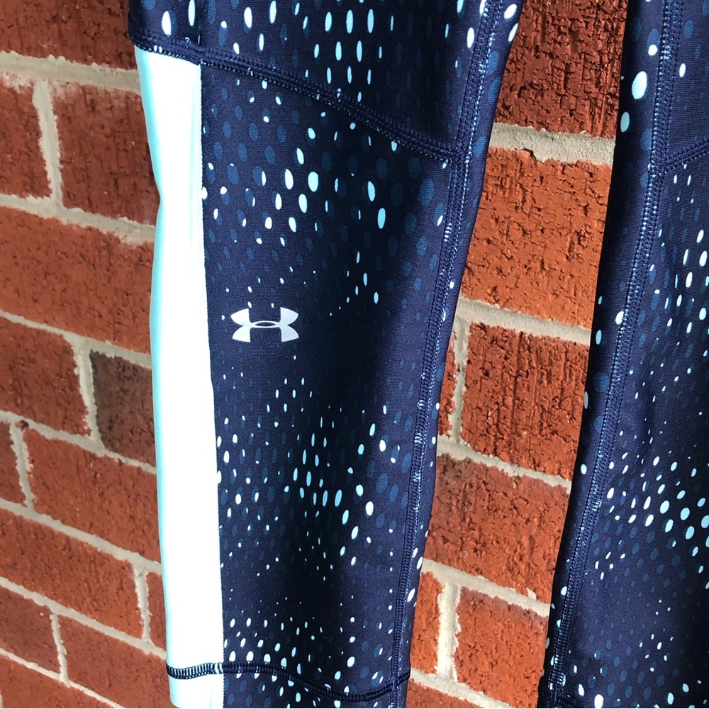 🎂Under Armour Navy and Light Blue Leggings —#023 - Picture 8 of 11